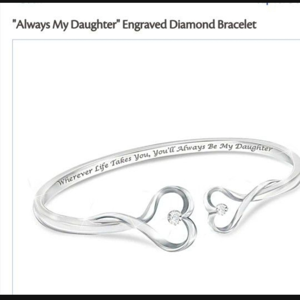 Womens Brand New Bradford Exchange Daughter Bracelet